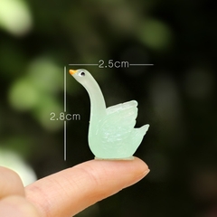 Phụ Kiện Tiểu Cảnh - Mô Hình Thiên Nga Dạ Quang (ZC-157) - Tiểu Cảnh Trang Trí Chậu Sen đá, Hồ Cá, Bonsai, Terrarium