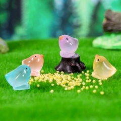 Phụ Kiện Tiểu Cảnh - Mô Hình Gà Con Dạ Quang (ZC - 246) - Tiểu Cảnh Trang Trí Chậu Sen đá, Hồ Cá, Bonsai, Terrarium