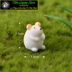 Phụ Kiện Tiểu Cảnh - Mô Hình Chuột Hamster ( ZC -419) - Tiểu Cảnh Trang Trí Chậu Sen đá, Hồ Cá, Bonsai, Terrarium