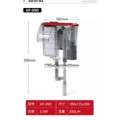 Lọc Thác JENECA Có Đèn Cảnh Báo Khi Lọc Dơ hoặc Hết Nước XP-09D, XP-11D, XP-13D