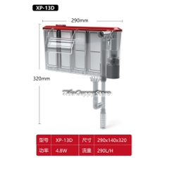 Lọc Thác JENECA Có Đèn Cảnh Báo Khi Lọc Dơ hoặc Hết Nước XP-09D, XP-11D, XP-13D