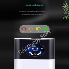 Máy Sủi Oxy Tích Điện SOBO SB168 - SB268, SB368, SB468 | Thích hợp sử dụng khi cúp điện, câu cá, di chuyển xa