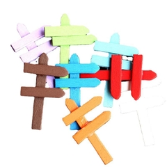 Phụ Kiện Tiểu Cảnh - Mô Hình Hàng Rào, Biển Chỉ Dẫn Bằng Gỗ (ZC-885) - Tiểu Cảnh Trang Trí Chậu Sen đá, Hồ Cá