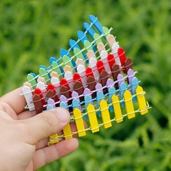 Phụ Kiện Tiểu Cảnh -  Mô Hình Hàng Rào Đa Sắc 10*4cm (ZC - 713) - Tiểu Cảnh Trang Trí Chậu Sen đá, Hồ Cá,...