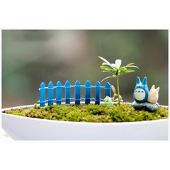 Phụ Kiện Tiểu Cảnh -  Mô Hình Hàng Rào Đa Sắc 10*4cm (ZC - 713) - Tiểu Cảnh Trang Trí Chậu Sen đá, Hồ Cá,...