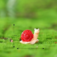 Phụ Kiện Tiểu Cảnh - Mô Hình Ốc Sên Ba Màu ( ZC - 183) - Tiểu Cảnh Trang Trí Chậu Sen đá, Hồ Cá, Bonsai, Terrarium