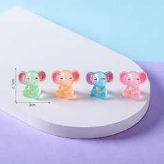 Phụ Kiện Tiểu Cảnh - Mô Hình Voi Nhỏ Dạ Quang (ZC-219) - Tiểu Cảnh Trang Trí Chậu Sen đá, Hồ Cá, Bonsai, Terrarium