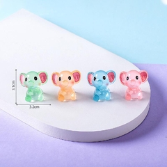 Phụ Kiện Tiểu Cảnh - Mô Hình Voi Nhỏ Dạ Quang (ZC-219) - Tiểu Cảnh Trang Trí Chậu Sen đá, Hồ Cá, Bonsai, Terrarium