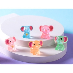 Phụ Kiện Tiểu Cảnh - Mô Hình Voi Nhỏ Dạ Quang (ZC-219) - Tiểu Cảnh Trang Trí Chậu Sen đá, Hồ Cá, Bonsai, Terrarium