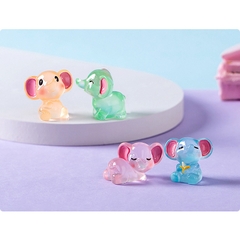 Phụ Kiện Tiểu Cảnh - Mô Hình Voi Nhỏ Dạ Quang (ZC-219) - Tiểu Cảnh Trang Trí Chậu Sen đá, Hồ Cá, Bonsai, Terrarium