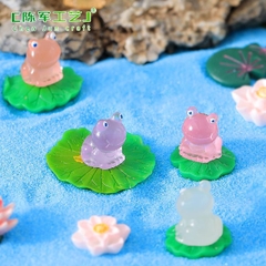 Phụ Kiện Tiểu Cảnh - Mô Hình Ếch Dạ Quang (ZC-559) - Tiểu Cảnh Trang Trí Chậu Sen đá, Hồ Cá, Bonsai, Terrarium