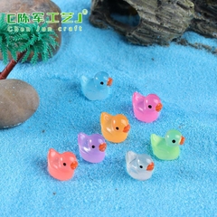 Phụ Kiện Tiểu Cảnh - Mô Hình Vịt Dạ Quang (PK-325) - Tiểu Cảnh Trang Trí Chậu Sen đá, Hồ Cá, Bonsai, Terrarium