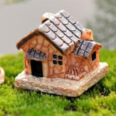 Phụ Kiện Tiểu Cảnh - Mô Hình Nhà, Biệt Thự Mini (ZC-736) - Tiểu Cảnh Trang Trí Chậu Sen đá, Hồ Cá, Bonsai, Terrarium