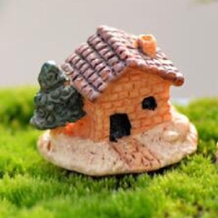 Phụ Kiện Tiểu Cảnh - Mô Hình Nhà, Biệt Thự Mini (ZC-736) - Tiểu Cảnh Trang Trí Chậu Sen đá, Hồ Cá, Bonsai, Terrarium