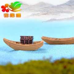 Phụ Kiện Tiểu Cảnh - Mô Hình Thuyền Nhỏ (ZC-270) - Tiểu Cảnh Trang Trí Chậu Sen đá, Hồ Cá, Bonsai, Terrarium