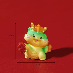 Phụ Kiện Tiểu Cảnh - Mô Hình Rồng Vàng Năm Mới (ZC-946) - Tiểu Cảnh Trang Trí Chậu Sen đá, Hồ Cá, Bonsai, Terrarium