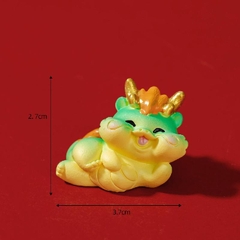 Phụ Kiện Tiểu Cảnh - Mô Hình Rồng Vàng Năm Mới (ZC-946) - Tiểu Cảnh Trang Trí Chậu Sen đá, Hồ Cá, Bonsai, Terrarium