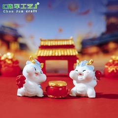 Phụ Kiện Tiểu Cảnh - Mô Hình Rồng Năm Mới (ZC - 923) - Tiểu Cảnh Trang Trí Chậu Sen đá, Hồ Cá, Bonsai, Terrarium