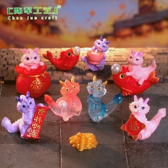 Rồng Năm Mới (ZC-961) - Tiểu Cảnh Trang Trí Chậu Sen đá, Hồ Cá, Bonsai, Terrarium