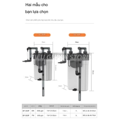 Lọc Treo SOBO SF150 - SF350 - SF550 Kèm Lọc Váng cho Hồ Cá, Hồ Thủy Sinh, Hồ Rùa