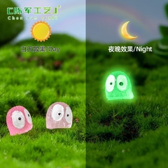 Phụ Kiện Tiểu Cảnh - Mô Hình Tiểu Hắc Dạ Quang (ZC-547) - Tiểu Cảnh Trang Trí Chậu Sen đá, Hồ Cá, Bonsai, Terrarium