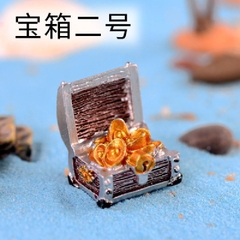 Phụ Kiện Tiểu Cảnh - Mô Hình Rương Kho Báu (ZC-269) - Tiểu Cảnh Trang Trí Chậu Sen đá, Hồ Cá, Bonsai, Terrarium