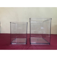 Keo Betta Trong Suốt 20x15x18cm và 15x12x15cm -  Keo Show Nhựa Chất Liệu Cao Cấp