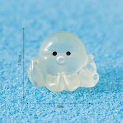 Phụ Kiện Tiểu Cảnh - Mô Hình Bạch Tuộc Dạ Quang (ZC-211) - Trang Trí Chậu Sen đá, Hồ Cá, Bonsai, Terrarium