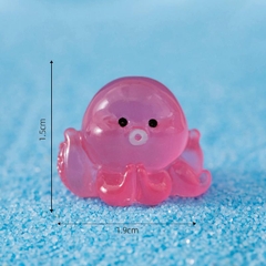 Phụ Kiện Tiểu Cảnh - Mô Hình Bạch Tuộc Dạ Quang (ZC-211) - Trang Trí Chậu Sen đá, Hồ Cá, Bonsai, Terrarium