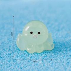 Phụ Kiện Tiểu Cảnh - Mô Hình Bạch Tuộc Dạ Quang (ZC-211) - Trang Trí Chậu Sen đá, Hồ Cá, Bonsai, Terrarium