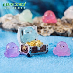 Phụ Kiện Tiểu Cảnh - Mô Hình Bạch Tuộc Dạ Quang (ZC-211) - Trang Trí Chậu Sen đá, Hồ Cá, Bonsai, Terrarium