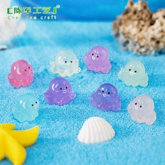 Phụ Kiện Tiểu Cảnh - Mô Hình Bạch Tuộc Dạ Quang (ZC-211) - Trang Trí Chậu Sen đá, Hồ Cá, Bonsai, Terrarium