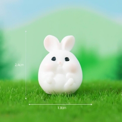 Phụ Kiện Tiểu Cảnh - Mô Hình Thiên Đường Thỏ Mini (ZC-138) - Tiểu Cảnh Trang Trí Chậu Sen đá, Hồ Cá, Bonsai, Terrarium