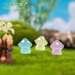 Phụ Kiện Tiểu Cảnh - Nấm Dạ Quang Nhiều Màu (ZC - 433) - Tiểu Cảnh Trang Trí Chậu Sen đá, Hồ Cá, Bonsai, Terrarium