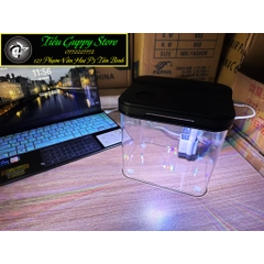 Hồ Cá Để Bàn Có Nắp, Tích Hợp Đèn và Lọc dùng dây USB, Ánh sáng đổi màu SOBO M-B05 và M-B06