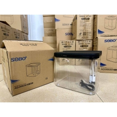 Hồ Cá Để Bàn Có Nắp, Tích Hợp Đèn và Lọc dùng dây USB, Ánh sáng đổi màu SOBO M-B05 và M-B06