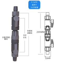 Van Khóa Đôi Qanvee Doubletab - Fi 12/16 và Fi 16/