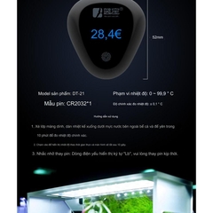 Nhiệt Kế Điện Tử Hồ Cá AquaBlue DT-21 | Đo chính xác chỉ bằng 1 cú chạm