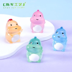 Phụ Kiện Tiểu Cảnh - Khủng long con dạ quang (ZC-1032) - Tiểu Cảnh Trang Trí Chậu Sen đá, Hồ Cá, Bonsai, Terrarium