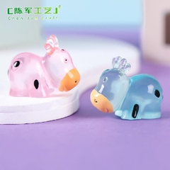 Phụ Kiện Tiểu Cảnh - Bò sữa dạ quang (ZC-1023) - Tiểu Cảnh Trang Trí Chậu Sen đá, Hồ Cá, Bonsai, Terrarium