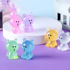 Phụ Kiện Tiểu Cảnh - Gấu Dạ Quang (ZC-808) - Tiểu Cảnh Trang Trí Chậu Sen đá, Hồ Cá, Bonsai, Terrarium