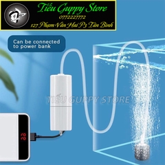 Máy Sủi Oxy Mini Kết Nối đầu USB - Êm Và Nhẹ tiếng - Sử dụng cho hồ cá cảnh hoặc đi câu cá