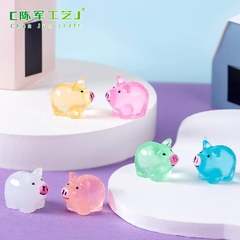 Phụ Kiện Tiểu Cảnh - Heo Mẹ, Heo Con, Heo Dạ Quang (ZC-967) - Tiểu Cảnh Trang Trí Chậu Sen đá, Hồ Cá, Bonsai, Terrarium