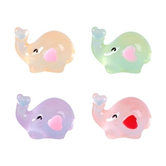 Phụ Kiện Tiểu Cảnh - Voi con dạ quang (ZC-1026) - Tiểu Cảnh Trang Trí Chậu Sen đá, Hồ Cá, Bonsai, Terrarium