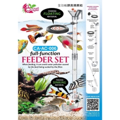 Bộ Dụng Cụ Cho Cá, Tép Ăn Crab Aqua Tiện Lợi Trong Hồ Thủy Sinh (kéo dài được 35cm) - Full Function Feeder Set CA-AC-006