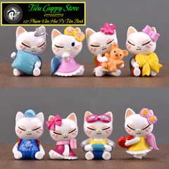 Phụ Kiện Tiểu Cảnh - Mèo KT Kitten Cake (ZC-527) - Tiểu Cảnh Trang Trí Chậu Sen đá, Hồ Cá, Bonsai, Terrarium