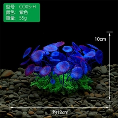 Phụ Kiện Tiểu Cảnh - Mô hình cây rong nhựa ( YR-5 ) - Tiểu Cảnh Trang Trí Hồ Cá