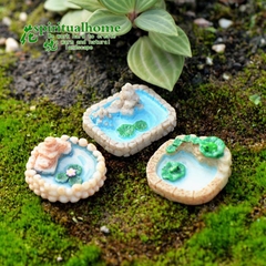 Phụ Kiện Tiểu Cảnh - Mô Hình Hồ Bơi Nhân Tạo (ZC-163) - Tiểu Cảnh Trang Trí Chậu Sen đá, Hồ Cá, Bonsai, Terrarium