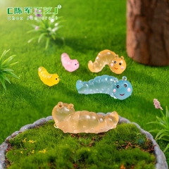 Phụ Kiện Tiểu Cảnh - Sâu Con Dạ Quang (ZC-1073) - Tiểu Cảnh Trang Trí Hồ Cá, Bonsai, Terrarium