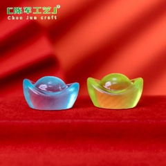 Phụ Kiện Tiểu Cảnh - Đĩnh Vàng Dạ Quang (ZC-1087) - Tiểu Cảnh Trang Trí Hồ Cá, Bonsai, Terrarium